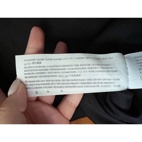 Abercrombie & Fitch Women's Square Neck Tank Bodysuit Sleeveless Black Size M - Picture 8 of 9